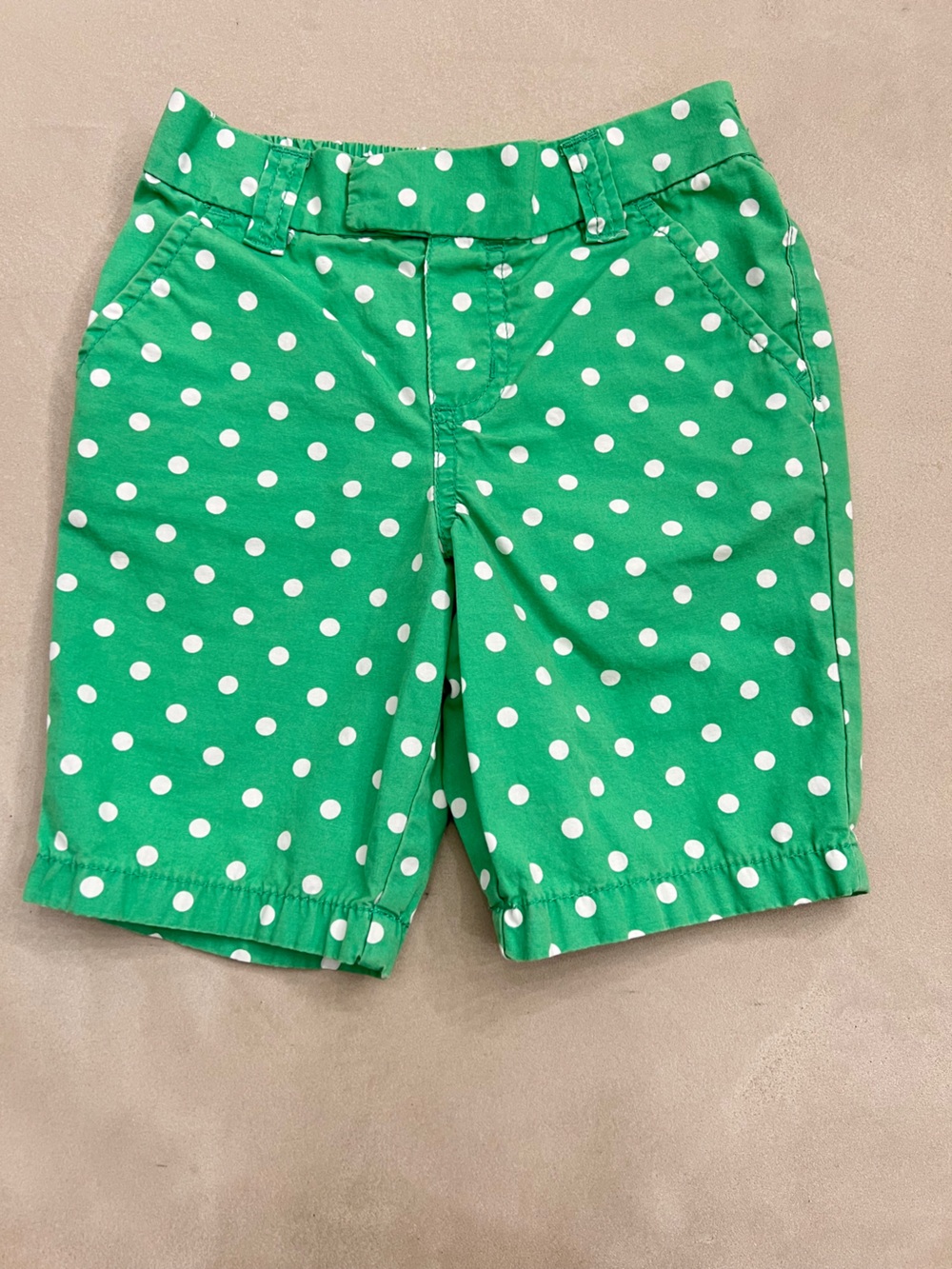 CARTER’S Green Polka Dot Kids Shorts size 5